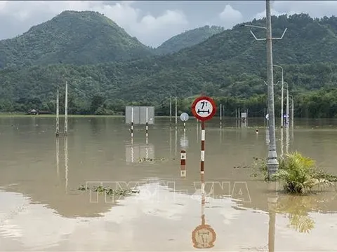 Mưa lớn gây ngập lụt, cô lập một số khu vực ở Đồng Xuân, Phú Yên