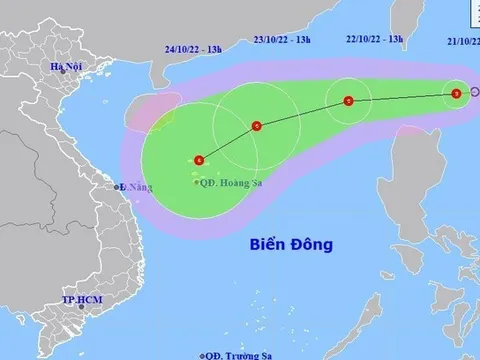 Biển Đông sắp đón áp thấp nhiệt đới