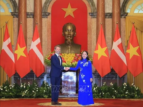 Phó Chủ tịch nước Võ Thị Ánh Xuân hội kiến Thái tử kế vị Đan Mạch Frederik