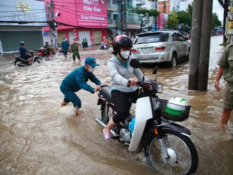 Cần Thơ sẽ tạm cấm đường nếu triều cường dâng cao, ngập sâu