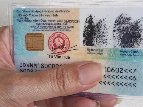 Dãy số ở mặt sau của thẻ Căn cước công dân gắn chip mang ý nghĩa gì?