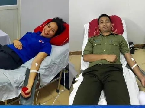 Vợ chồng cán bộ Đoàn vượt hơn chục km trong đêm hiến máu cứu bệnh nhân nguy kịch