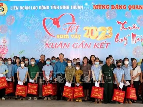 Bình Thuận: Gần 5.000 suất quà sẽ đến với người lao động trong 'Tết sum vầy'