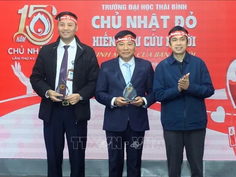 Chương trình 'Chủ nhật đỏ' tại Thái Bình dự kiến tiếp nhận 500 đơn vị máu