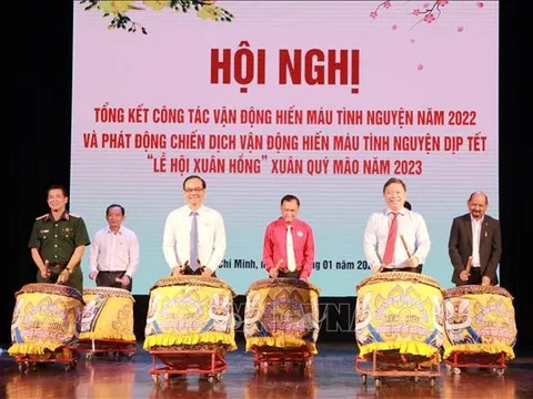 Năm 2023, TP Hồ Chí Minh đặt chỉ tiêu tiếp nhận 220.000 đơn vị máu