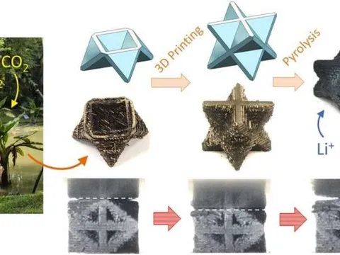 Tái chế giấy vụn thành nguyên liệu sản xuất pin lithium-ion