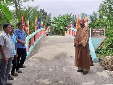 Sóc Trăng: Hàng trăm cây cầu giao thông nông thôn được xây dựng từ lòng thiện nguyện