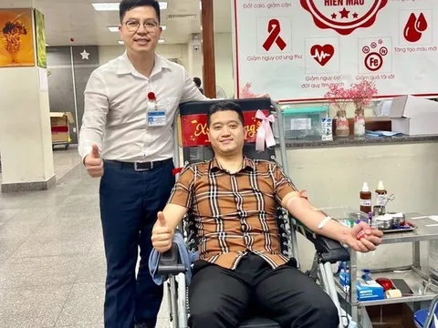 Đại úy công an đi hơn 70 km hiến máu cứu bệnh nhi 1 tháng tuổi