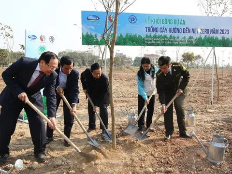 Phó Thủ tướng Trần Hồng Hà dự lễ khởi động Dự án trồng cây hướng tới Net Zero