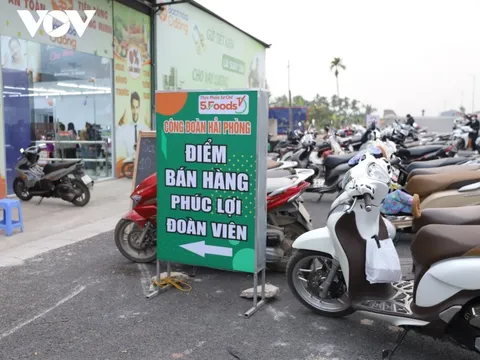 “Ki-ốt phúc lợi đoàn viên” phục vụ công nhân các khu công nghiệp tại Hải Phòng