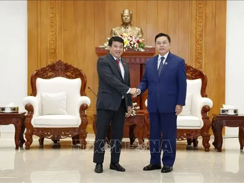 Lãnh đạo Lào đánh giá cao kết quả hợp tác giữa các cơ quan của Quốc hội Việt Nam và Lào