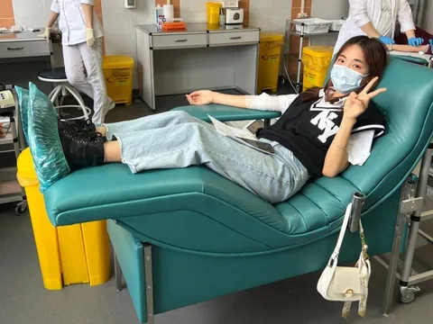 Sinh viên Việt Nam tại St.Petersburg, Nga tham gia hiến máu nhân đạo