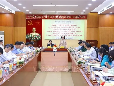 Thường trực Ban Bí thư: Phải xây dựng tổ chức Đảng trong sạch, vững mạnh