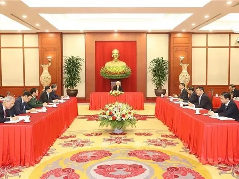 Tổng Bí thư Nguyễn Phú Trọng điện đàm cấp cao với Tổng thống Hoa Kỳ Joe Biden