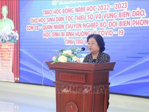 Tiếp sức cho học sinh nghèo, dân tộc Khmer ở Trà Vinh
