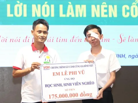 Nghĩa cử của chàng trai nghị lực