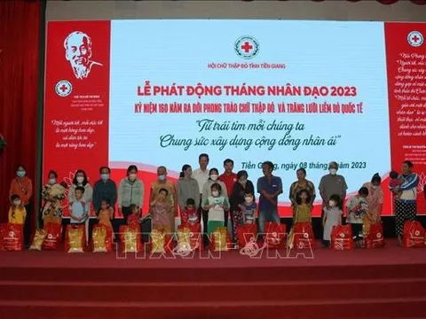 Tháng Nhân đạo 2023: Xây dựng cộng đồng đoàn kết, giàu lòng nhân ái