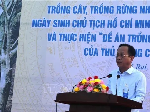 Bạc Liêu phát động trồng cây nhân kỷ niệm Ngày sinh Chủ tịch Hồ Chí Minh