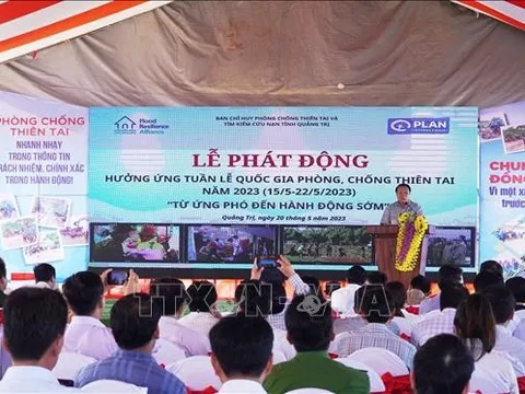 Quảng Trị: Lễ phát động hưởng ứng Tuần lễ Quốc gia phòng, chống thiên tai