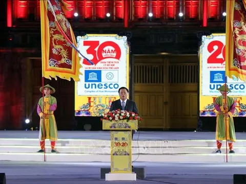 Kỷ niệm 30 năm ngày Quần thể Di tích Cố đô Huế và 20 năm Nhã Nhạc được UNESCO vinh danh
