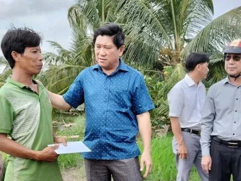 Cà Mau chi 2,4 tỷ đồng hỗ trợ người dân bị thiệt hại nhà ở do thiên tai