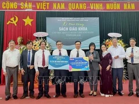 Gia Lai: Tiếp nhận hơn 18.700 bộ sách giáo khoa tặng học sinh nghèo, khó khăn