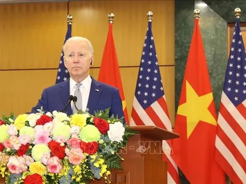 Phát biểu của Tổng thống Hoa Kỳ Joe Biden với báo chí sau Hội đàm với Tổng Bí thư Nguyễn Phú Trọng