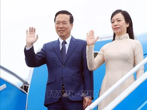 Chủ tịch nước Võ Văn Thưởng lên đường tham dự Tuần lễ Cấp cao APEC và kết hợp hoạt động song phương tại Hoa Kỳ