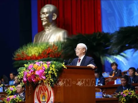 Tổng Bí thư Nguyễn Phú Trọng: Tiếp tục xây dựng giai cấp công nhân và tổ chức Công đoàn ngày càng vững mạnh toàn diện