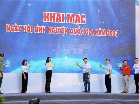 Ngày hội Tình nguyện Quốc gia năm 2023 thu hút trên 2.000 người tham dự