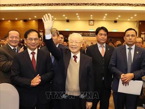 Tổng Bí thư Nguyễn Phú Trọng dự Hội nghị Ngoại giao lần thứ 32