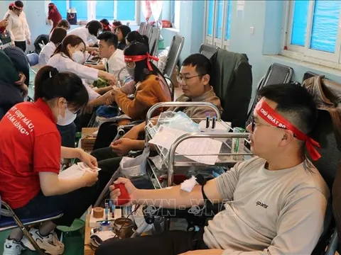 Lan tỏa chương trình 'Chủ nhật đỏ' hiến máu cứu người tại Lai Châu 