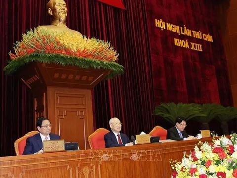 Thông báo Hội nghị lần thứ chín Ban Chấp hành Trung ương Đảng khóa XIII