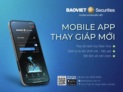 Chứng khoán Bảo Việt nâng cấp ứng dụng BVSC Mobile