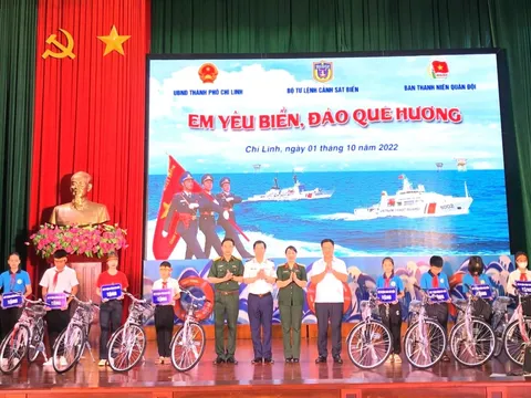 Bộ Tư lệnh Cảnh sát biển Việt Nam tổ chức cuộc thi "Em yêu biển đảo quê hương" tại Hải Dương