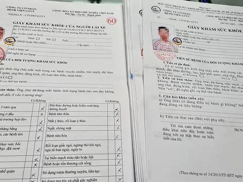 Đường dây làm giả giấy khám sức khoẻ, giả con dấu bệnh viện ở Hà Nội