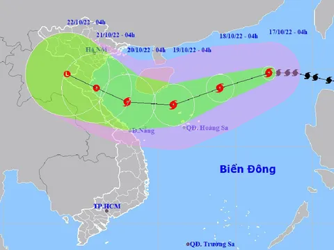 Bão số 6 gây sóng biển cao 10m, gió giật cấp 14