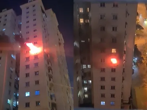 May mắn cứu 12 người thoát nạn khỏi vụ cháy chung cư ở Hà Nội