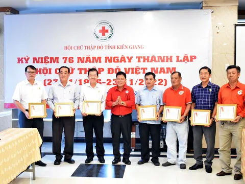 Hội Chữ thập đỏ tỉnh Kiên Giang: Ôn lại truyền thống 76 năm ngày thành lập Hội Chữ thập đỏ Việt Nam