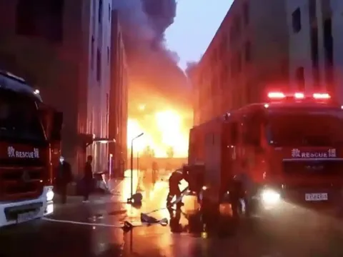 Cháy nhà máy ở Trung Quốc khiến 36 người thiệt mạng