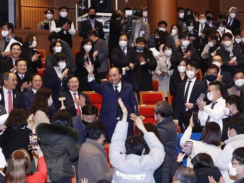 Chủ tịch nước Nguyễn Xuân Phúc kết thúc tốt đẹp chuyến thăm cấp Nhà nước tới Hàn Quốc