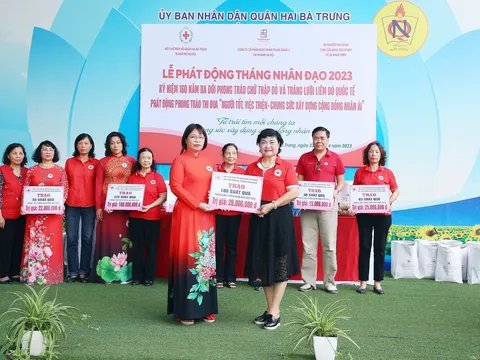 Nhiều hoạt động ý nghĩa trong Tháng Nhân đạo năm 2023 của quận Hai Bà Trưng