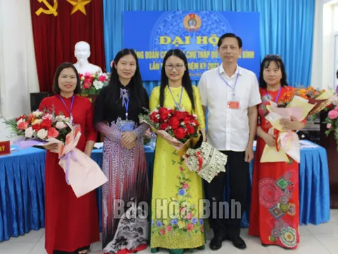 Hoà Bình: Đại hội Công đoàn Hội Chữ thập đỏ tỉnh lần thứ VIII, nhiệm kỳ 2023-2028