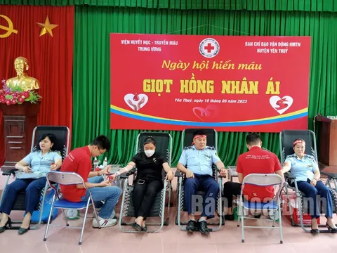Hoà Bình: Tạo điều kiện thuận lợi nhất cho hoạt động hiến máu tình nguyện