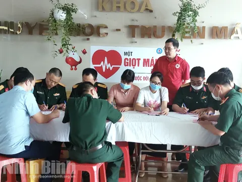 Ninh Bình: Hiến máu mùa hè - Cùng giữ nhịp đập trái tim cho người bệnh