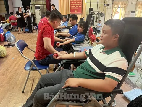 Đoàn Khối Cơ quan – Doanh nghiệp tỉnh Hưng Yên tổ chức Ngày hội hiến máu tình nguyện