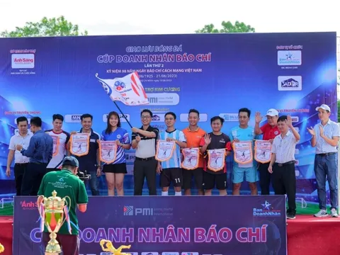 Khai mạc “Giải bóng đá giao lưu Cúp Doanh nhân Báo chí lần 2″ năm 2023