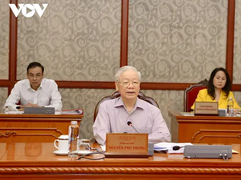 Tổng Bí thư chủ trì cuộc họp Bộ Chính trị, Ban Bí thư cho ý kiến tổng kết NQ 23