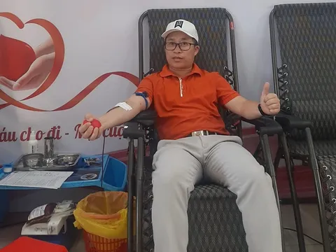 Công chức 30 lần hiến máu tình nguyện