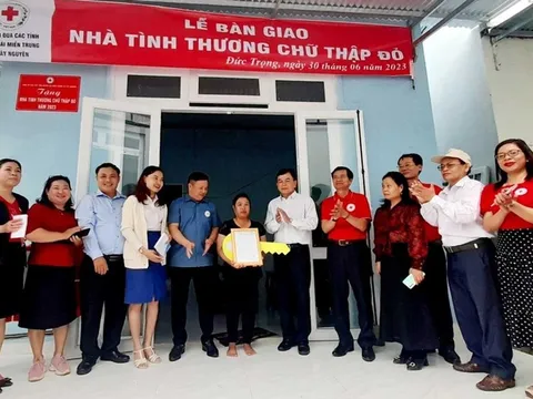 Cụm thi đua Chữ thập đỏ các tỉnh Duyên hải miền Trung và Tây Nguyên hỗ trợ nhân đạo hơn 425 tỷ đồng